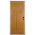 Trimlite Exterior Single Door, Left Hand/Inswing, 1.75 Thick, Fiberglass 2868LHISPFG3PSHK491615M